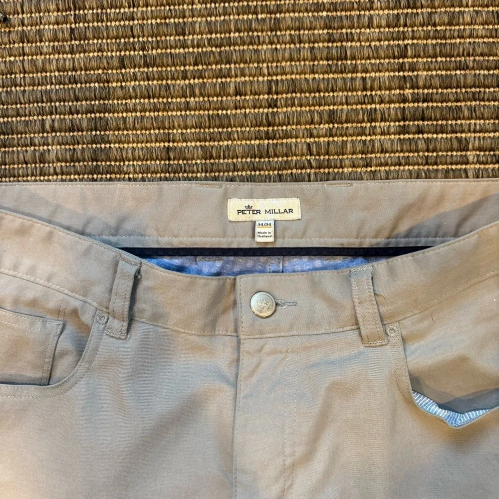 Peter Millar Light Gray Chinos - Picture 2 of 6